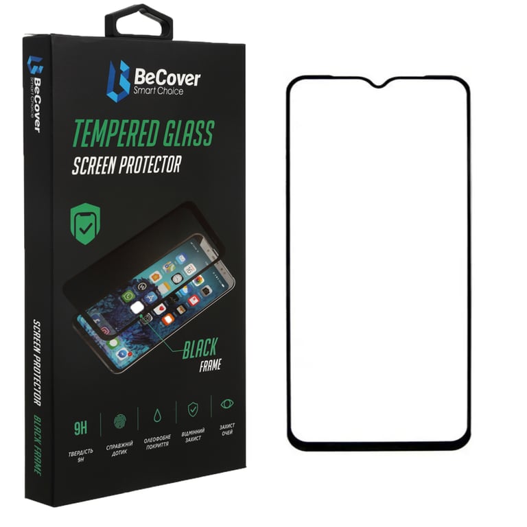 Скло захисне BeCover Blackview A95 Black (708158) - фото 1