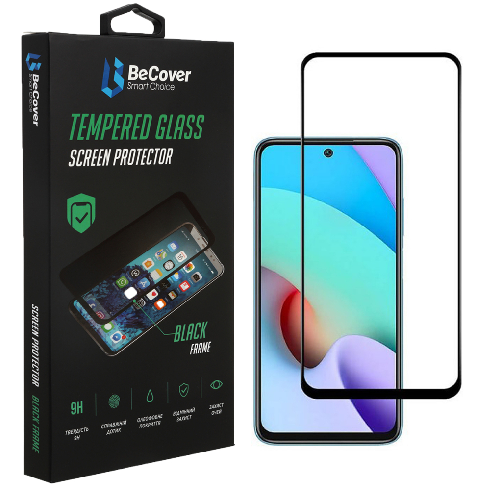 Скло захисне BeCover Xiaomi Redmi 10 2022 / 10 Prime 2022 Black (708151) Скло захисне BeCover Xiaomi Redmi 10 2022 / 10 Prime 2022 Black (708151)
