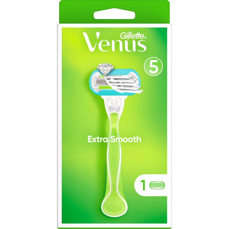 Бритва Gillette Venus Extra Smooth з 1 змінним картриджем (7702018487202/7702018323012) - фото 1