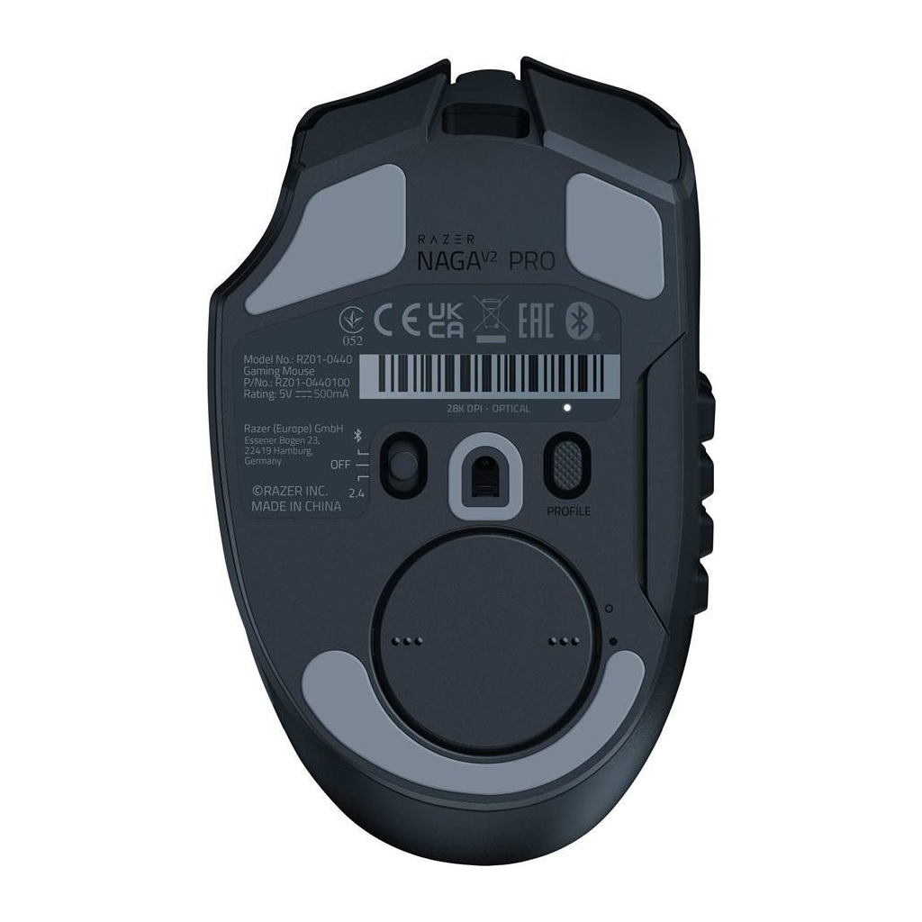 Мишка Razer Naga V2 PRO Black (RZ01-04400100-R3G1) - фото 9 Мишка Razer Naga V2 PRO Black (RZ01-04400100-R3G1) - фото 9