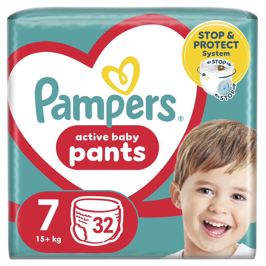 Підгузки Pampers Pants Розмір 7 (17+ кг) 32 шт (8006540374559) - фото 1 Підгузки Pampers Pants Розмір 7 (17+ кг) 32 шт (8006540374559) - фото 1