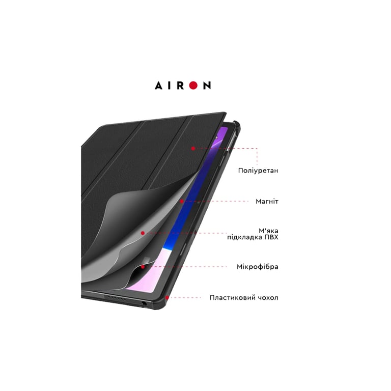 Чохол до планшета AirOn Premium Lenovo tab M10 Plus 3rd Gen 2022 10.6 " + film (4822352781082) - фото 5