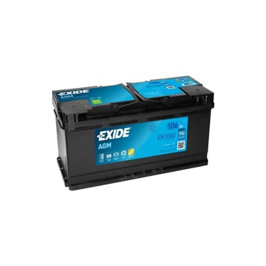 Акумулятор автомобільний EXIDE START-STOP AGM 106Ah (950EN) (EK1060) - фото 1