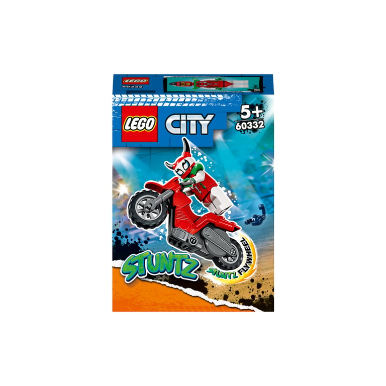 Конструктор LEGO City Stuntz Каскадерський мотоцикл Авантюрного скорпіона 15 деталей (60332) - фото 1