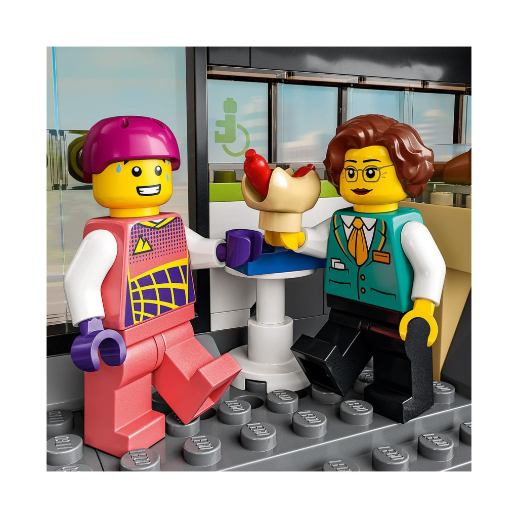 Конструктор LEGO City Trains Пасажирський потяг-експрес (60337) - фото 2 Конструктор LEGO City Trains Пасажирський потяг-експрес (60337) - фото 2