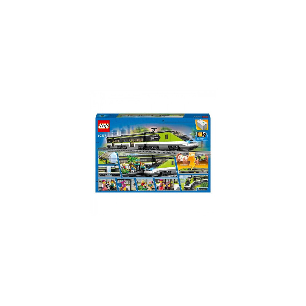 Конструктор LEGO City Trains Пасажирський потяг-експрес (60337) - фото 4 Конструктор LEGO City Trains Пасажирський потяг-експрес (60337) - фото 4