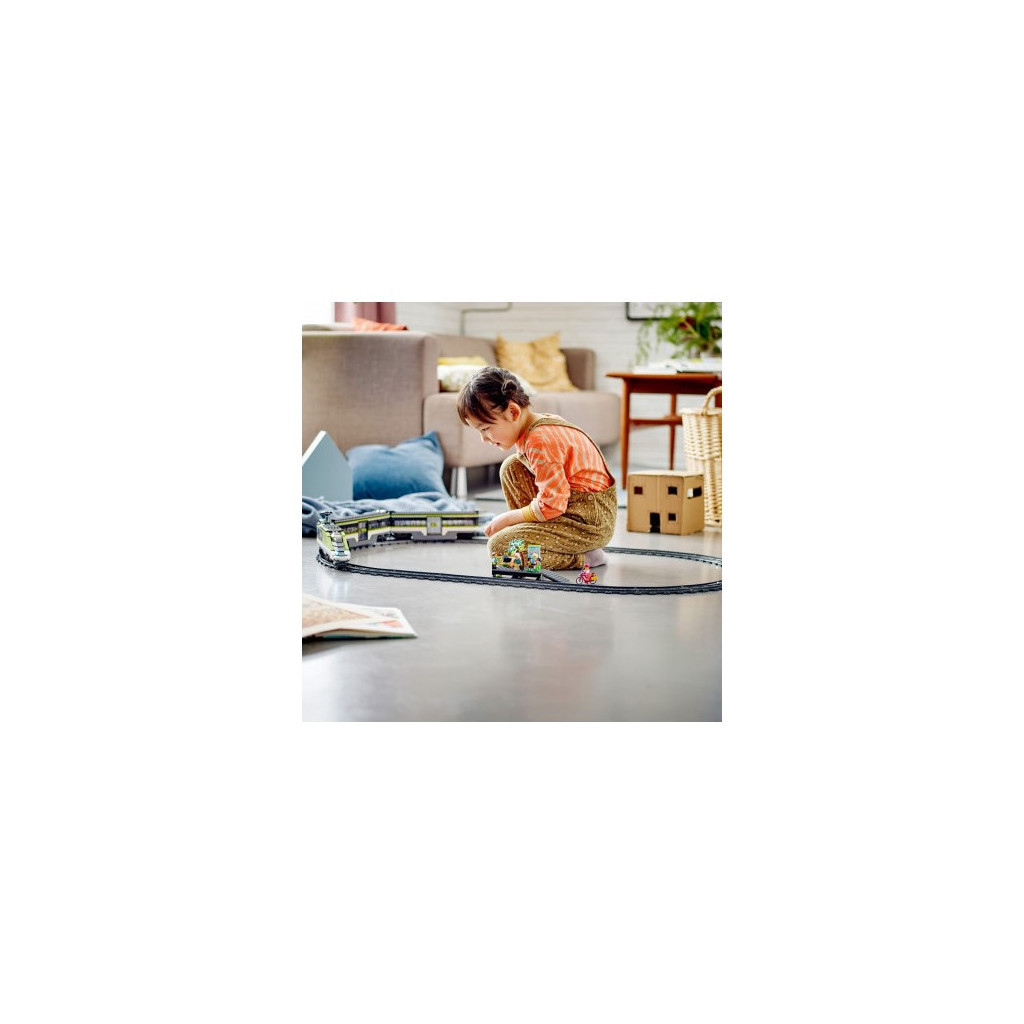 Конструктор LEGO City Trains Пасажирський потяг-експрес (60337) - фото 5 Конструктор LEGO City Trains Пасажирський потяг-експрес (60337) - фото 5