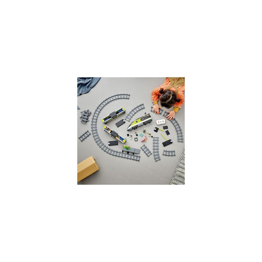 Конструктор LEGO City Trains Пасажирський потяг-експрес (60337) - фото 6 Конструктор LEGO City Trains Пасажирський потяг-експрес (60337) - фото 6