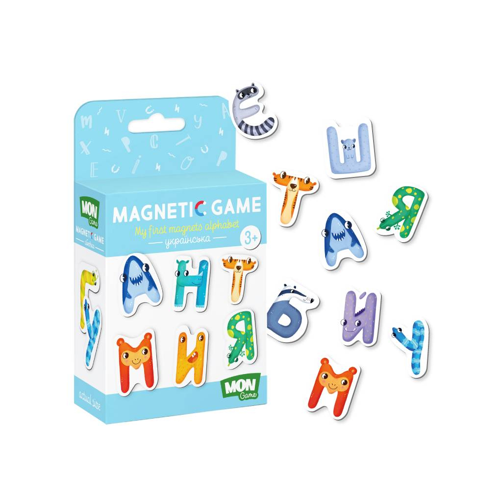 Настільна гра DoDo Магнітні літери. Українська (200211) - фото 2 Настільна гра DoDo Магнітні літери. Українська (200211) - фото 2