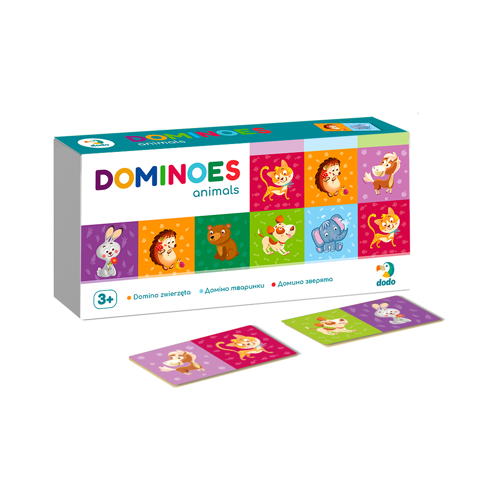 Настільна гра DoDo Доміно Тваринки (300248) Настільна гра DoDo Доміно Тваринки (300248)