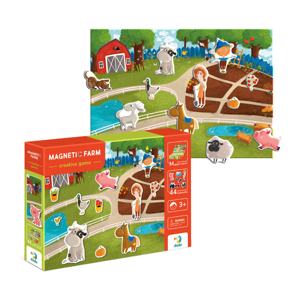 Настільна гра DoDo Магнітна Ферма (200206) - фото 2 Настільна гра DoDo Магнітна Ферма (200206) - фото 2