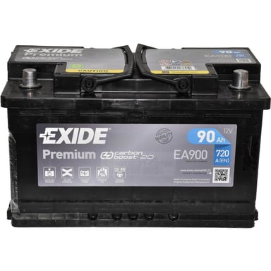 Акумулятор автомобільний EXIDE PREMIUM 90Ah Ев (-/+) 720EN (EA900) - фото 1