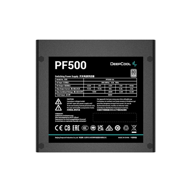 Блок живлення Deepcool 500W PF500 (R-PF500D-HA0B-EU) - фото 3