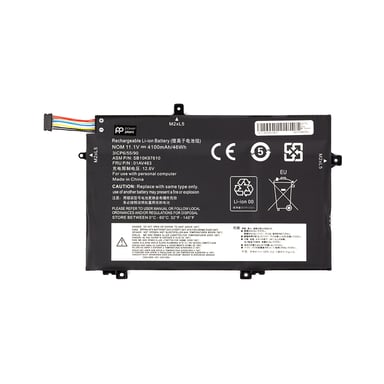 Акумулятор до ноутбука LENOVO ThinkPad L480 (01AV463) 11.1V 4100mAh PowerPlant (NB481286) - фото 1