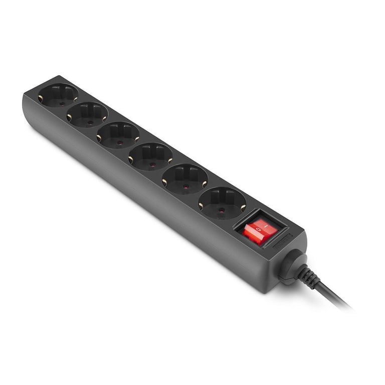 Мережевий фільтр живлення REAL-EL RS-6 Protect M 1.8m, black (EL122300032) - фото 4
