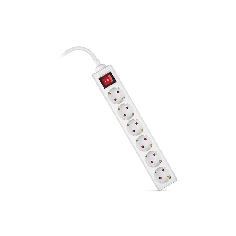 Мережевий фільтр живлення REAL-EL RS-6 Protect M 1.8m, white (EL122300031) - фото 12