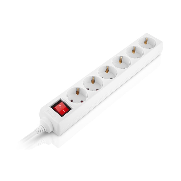 Мережевий фільтр живлення REAL-EL RS-6 Protect M 1.8m, white (EL122300031) - фото 3