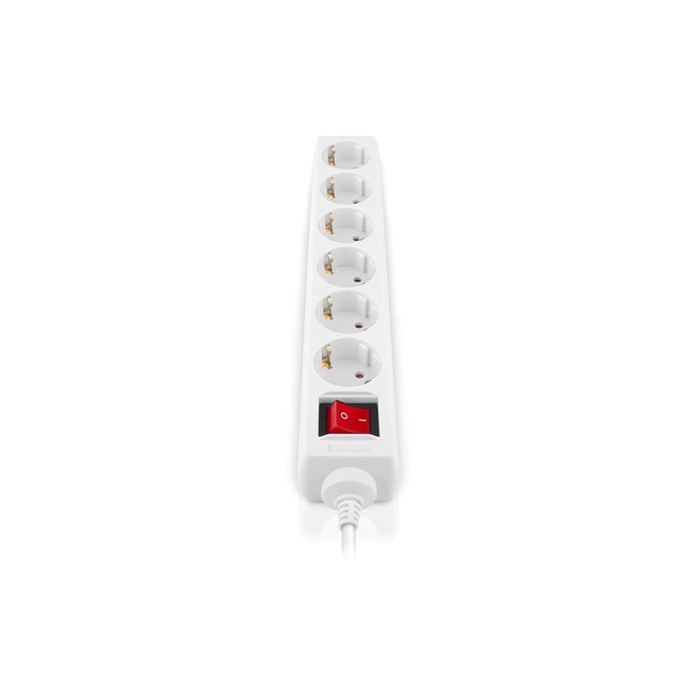 Мережевий фільтр живлення REAL-EL RS-6 Protect M 1.8m, white (EL122300031) - фото 5