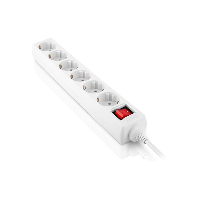Мережевий фільтр живлення REAL-EL RS-6 Protect M 1.8m, white (EL122300031) - фото 6