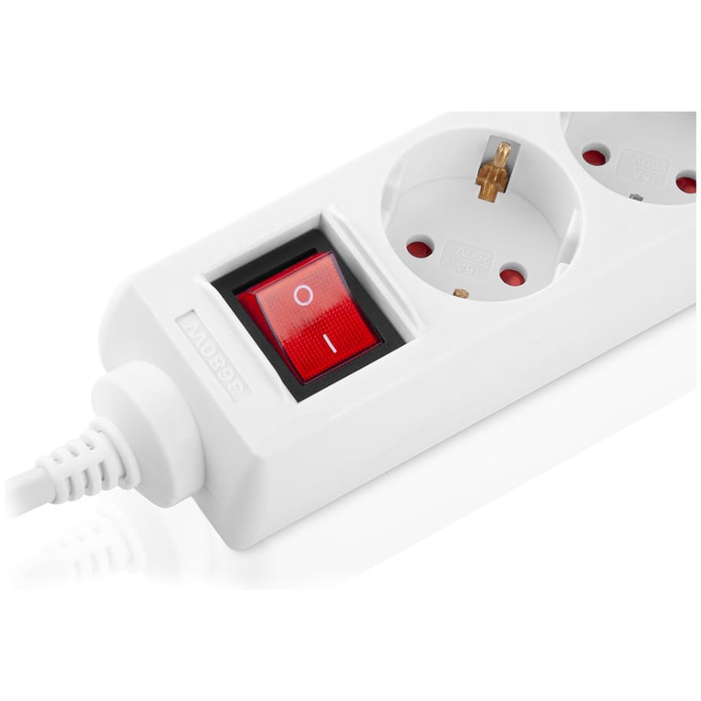 Мережевий фільтр живлення REAL-EL RS-6 Protect M 1.8m, white (EL122300031) - фото 10