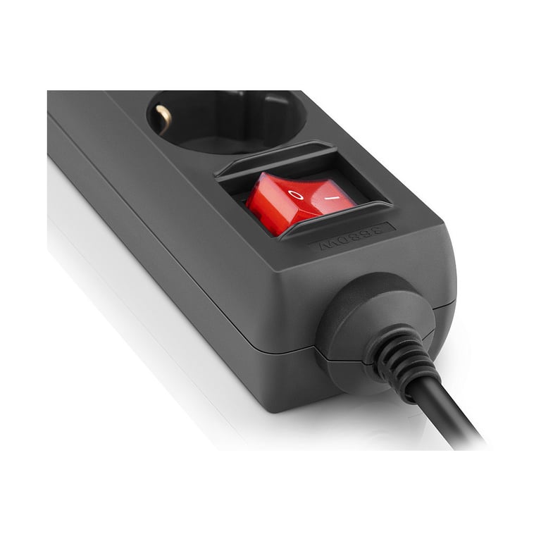 Мережевий фільтр живлення REAL-EL RS-6 Protect M 3m, black (EL122300034) - фото 9