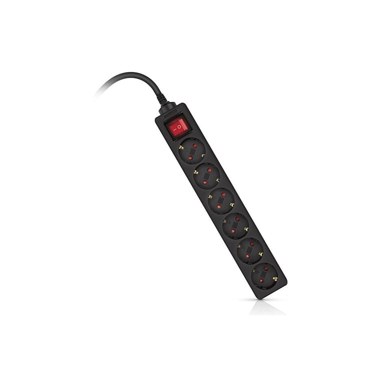 Мережевий фільтр живлення REAL-EL RS-6 Protect M 5m, black (EL122300036) - фото 10