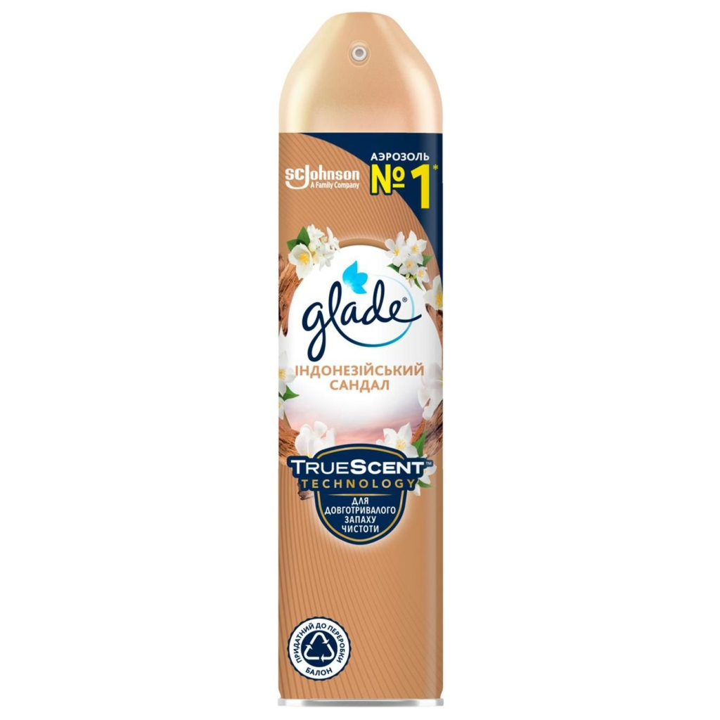 Освіжувач повітря Glade Індонезійський сандал 300 мл (5000204115284) Освіжувач повітря Glade Індонезійський сандал 300 мл (5000204115284)