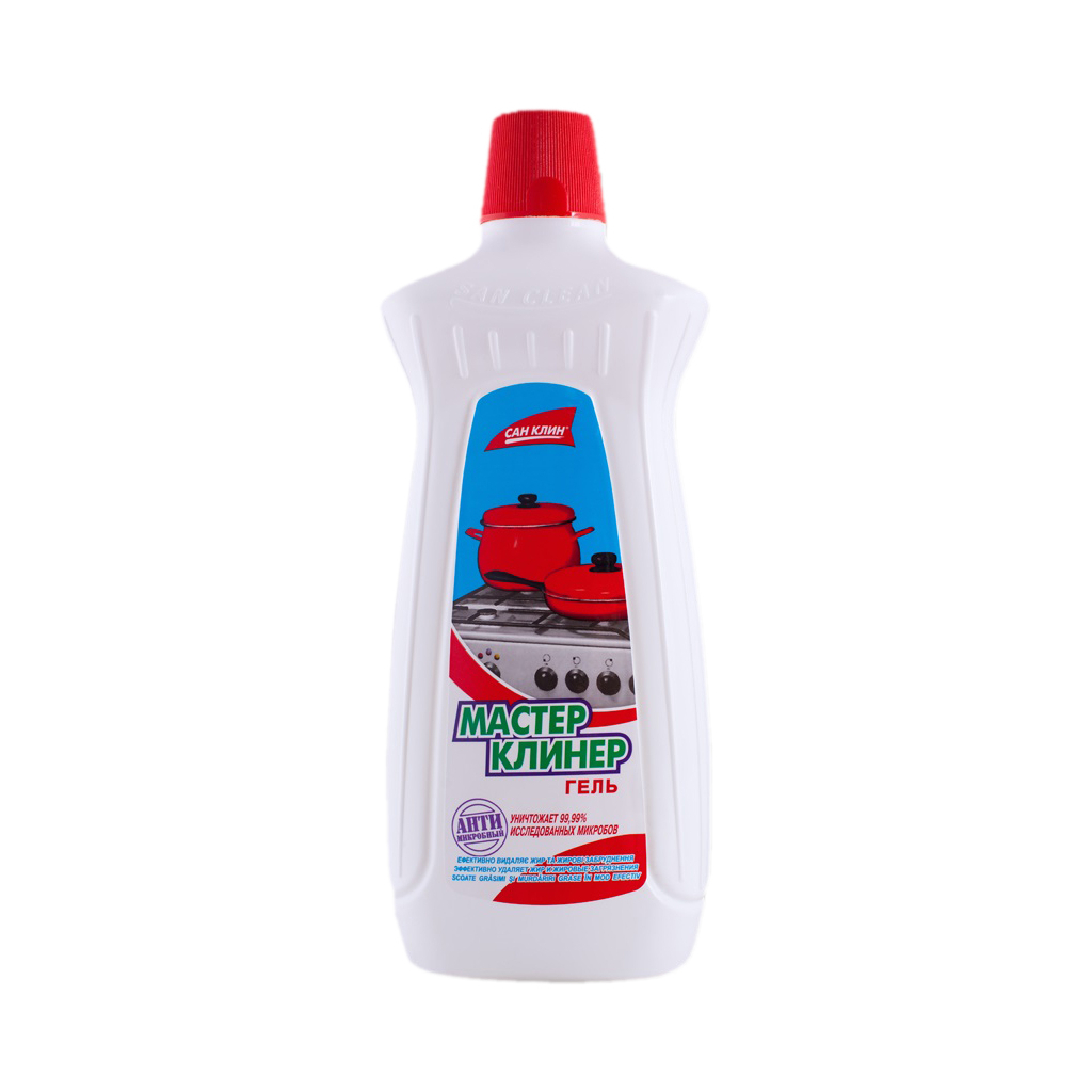 Рідина для чищення кухні San Clean Майстер Клінер гель для плит 1000 г (4820003542095) - фото 1