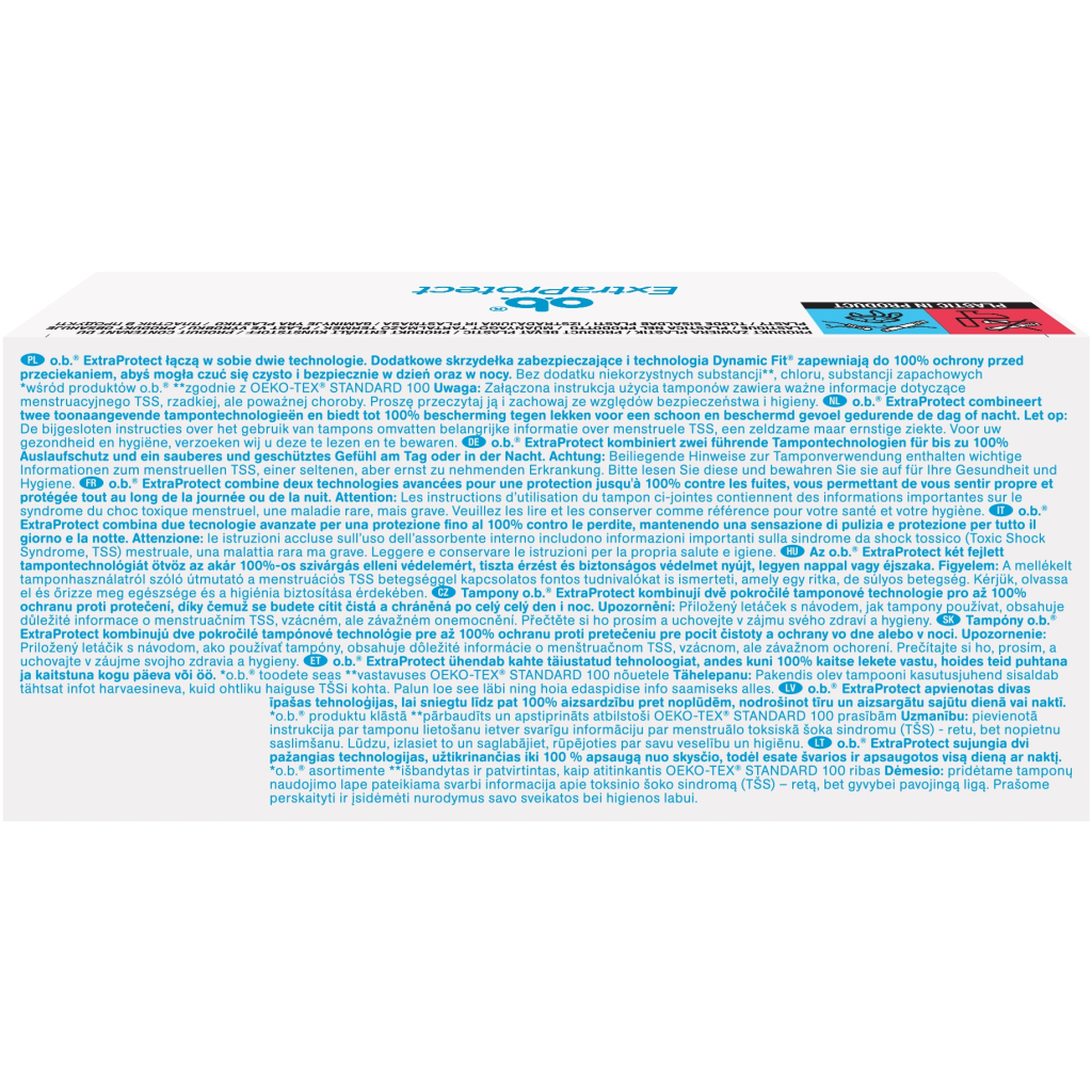 Тампони o.b. ExtraDefence Normal 16 шт. (3574661467726/3574661626055) - фото 2 Тампони o.b. ExtraDefence Normal 16 шт. (3574661467726/3574661626055) - фото 2