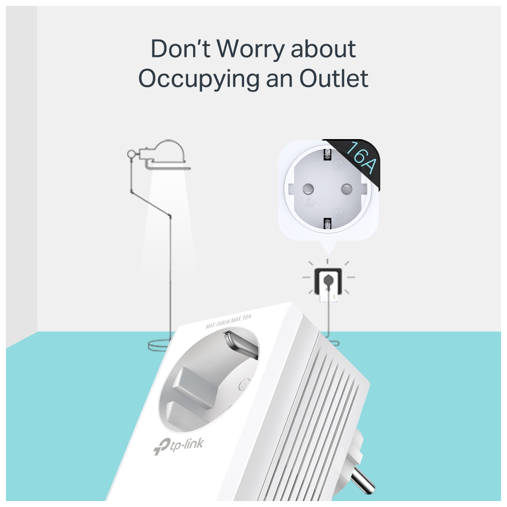 Адаптер Powerline TP-Link TL-WPA7617KIT - фото 6 Адаптер Powerline TP-Link TL-WPA7617KIT - фото 6