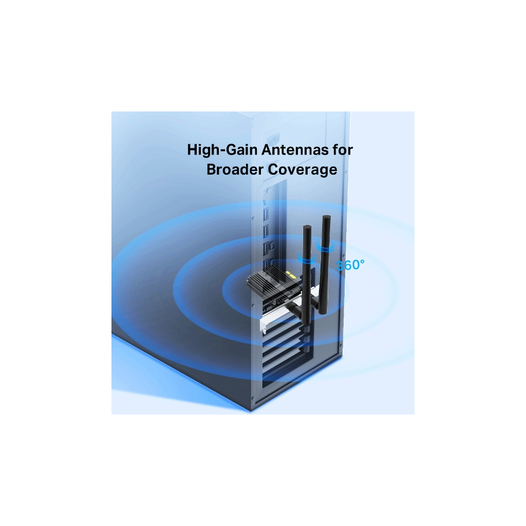 Мережева карта Wi-Fi TP-Link ARCHER-TX50E - фото 2 Мережева карта Wi-Fi TP-Link ARCHER-TX50E - фото 2