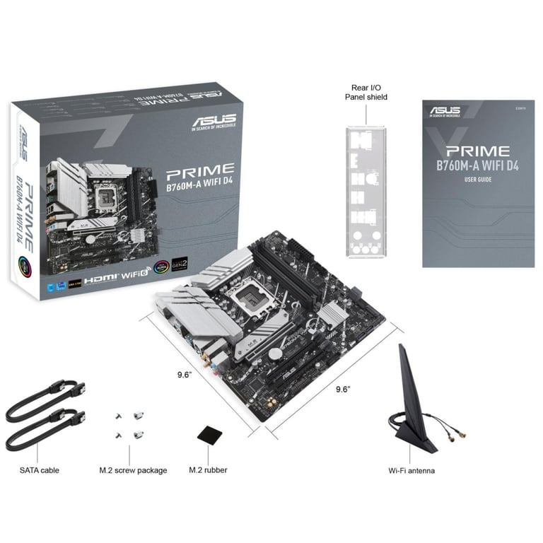 Материнська плата ASUS PRIME B760M-A WIFI D4 - фото 4