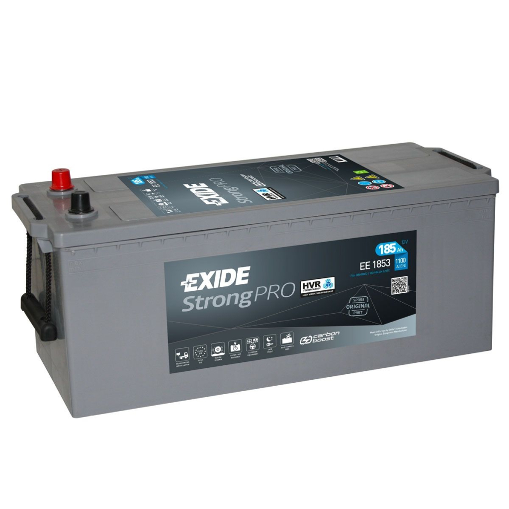 Акумулятор автомобільний EXIDE Акумулятор EXIDE Start PRO 185Ah бокова(+/-) (1100EN) (д513*ш223*в223) EE1853 (EE1853) - фото 1
