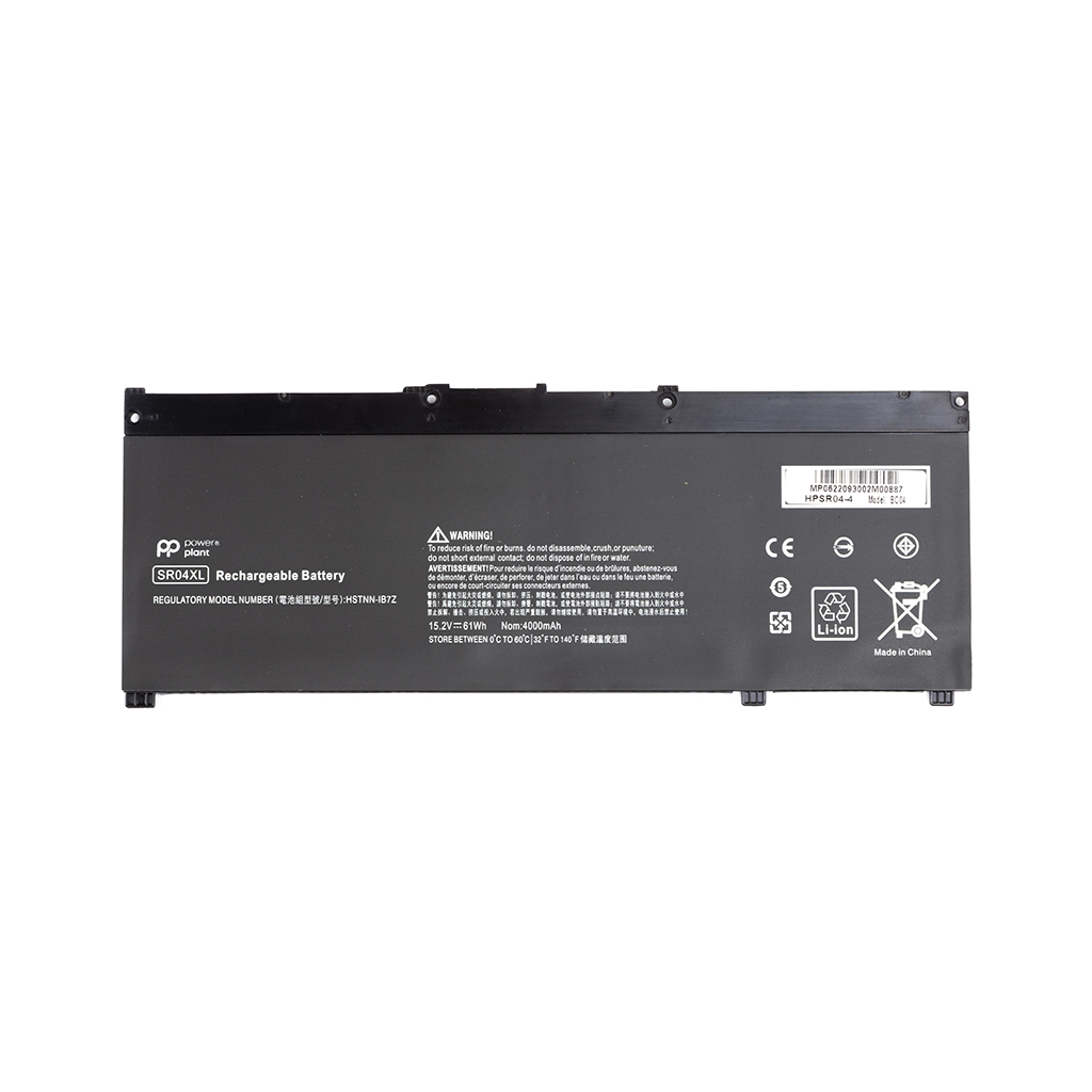 Акумулятор до ноутбука HP HPSR04-4 15.2V 4000mAh PowerPlant (NB461943) - фото 1