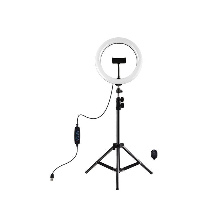 Набір блогера Puluz Ring USB LED lamp PKT3069B 10.2" + tripod 1.1 м (PKT3069B) - фото 1