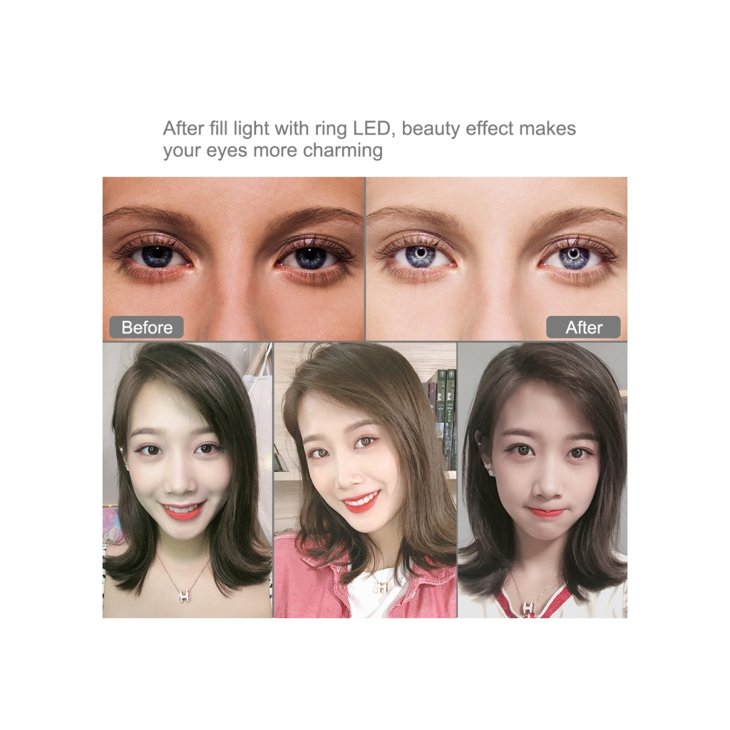 Набір блогера Puluz Ring USB LED lamp PKT3084B 4.7" + table stand (PKT3084B) - фото 5 Набір блогера Puluz Ring USB LED lamp PKT3084B 4.7" + table stand (PKT3084B) - фото 5