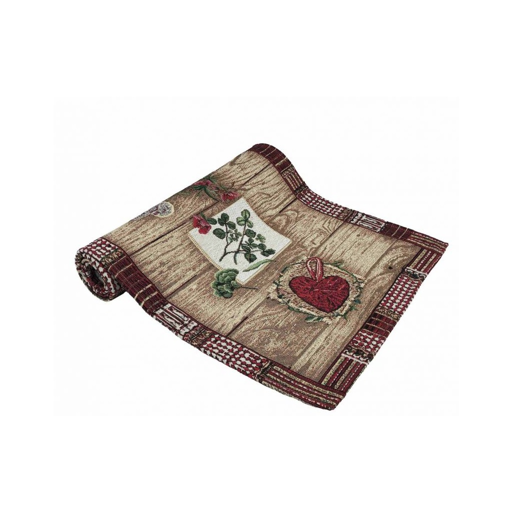 Доріжка на стіл Прованс Wooden 40х140 (4823093436008) - фото 1