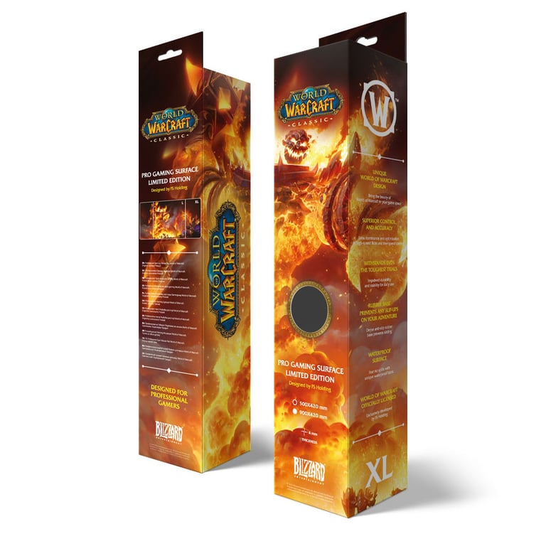 Килимок для мишки Blizzard World of WarCraft Classic Ragnaros 0 XL (FBLMPWOWRAGNA21XL) - фото 4