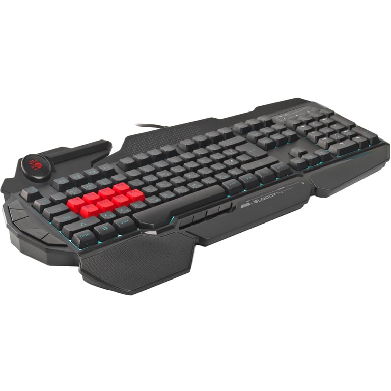 Клавіатура A4Tech Bloody B318 Black USB Black (Bloody B318 Black LK Black) - фото 2