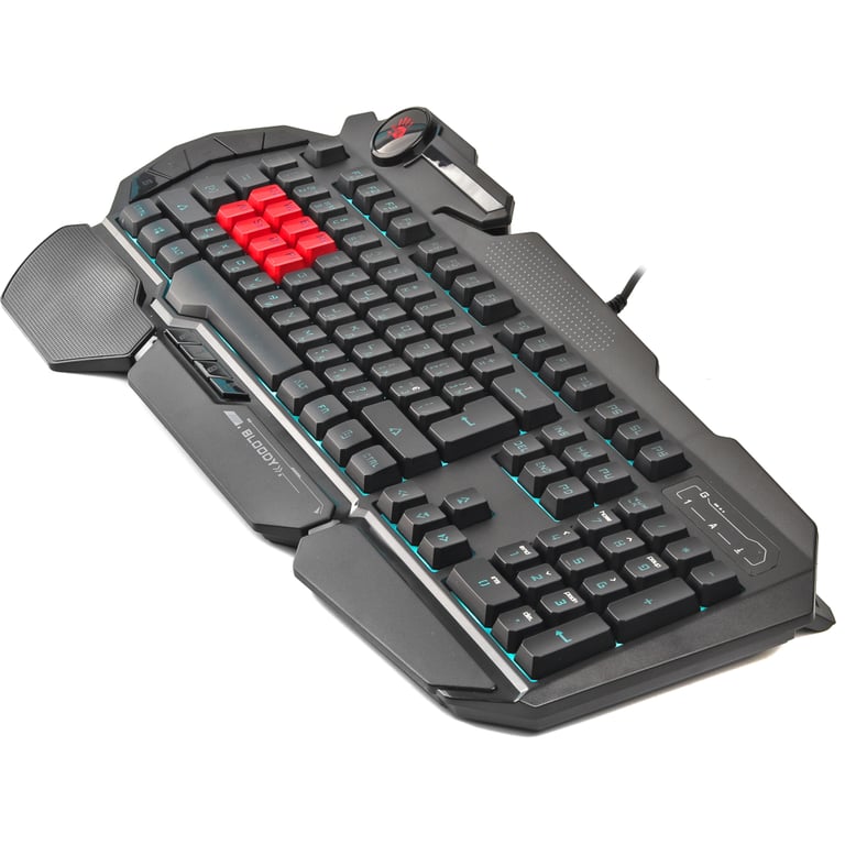 Клавіатура A4Tech Bloody B318 Black USB Black (Bloody B318 Black LK Black) - фото 3