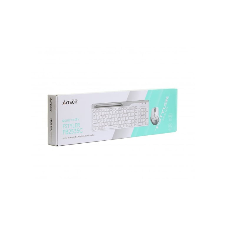 Комплект A4Tech FB2535C Wireless/Bluetooth Icy White (4711421971232) - фото 8