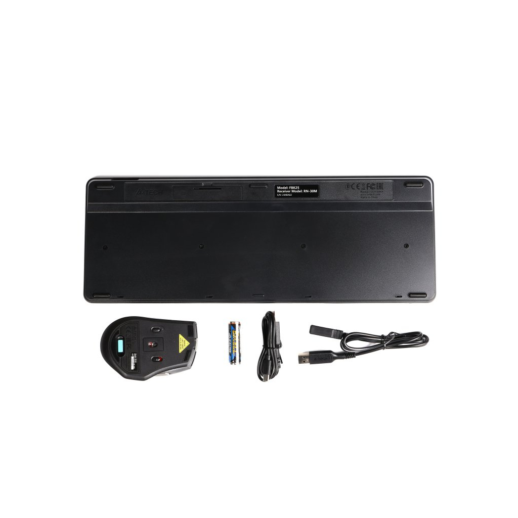Комплект A4Tech FB2535C Wireless/Bluetooth Smoky Grey (4711421971300) - фото 7 Комплект A4Tech FB2535C Wireless/Bluetooth Smoky Grey (4711421971300) - фото 7