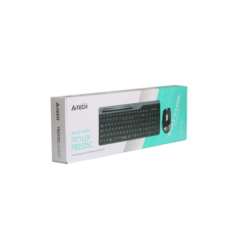 Комплект A4Tech FB2535C Wireless/Bluetooth Smoky Grey (4711421971300) - фото 8