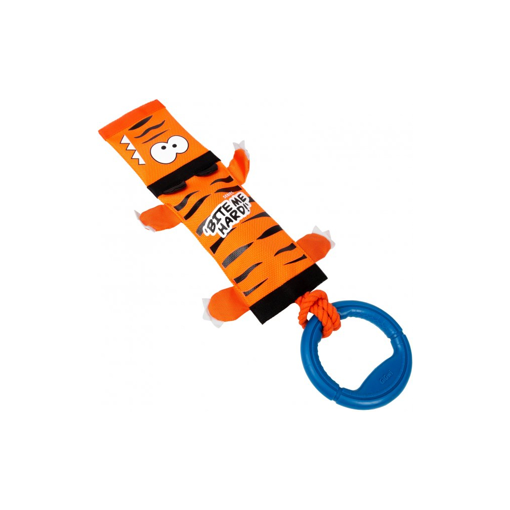 Іграшка для собак GiGwi Bite me hard Тигр (поліестер) 55 см (2345) - фото 1 Іграшка для собак GiGwi Bite me hard Тигр (поліестер) 55 см (2345) - фото 1