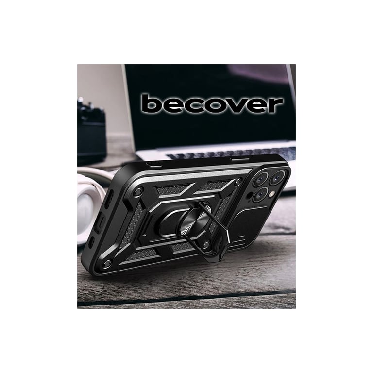 Чохол до мобільного телефона BeCover Military Apple iPhone 14 Pro Max Black (708176) - фото 3