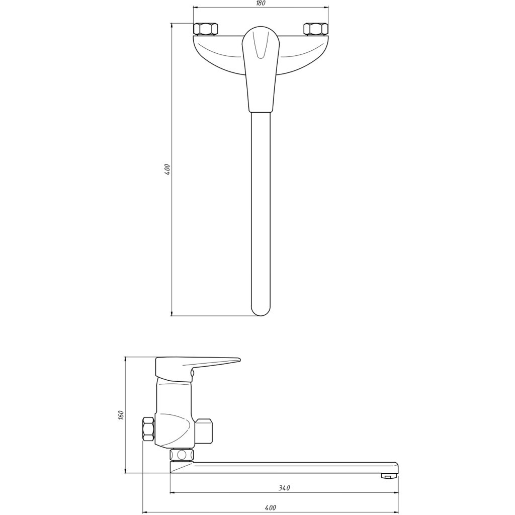 Змішувач Kroner Odra-C071 - фото 2 Змішувач Kroner Odra-C071 - фото 2