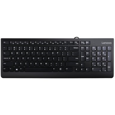 Клавіатура Lenovo 300 USB Ua Black (GY41D64869) - фото 1
