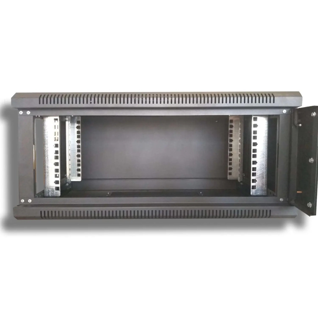 Шафа настінна Hypernet 4U 19" 600x350 (WMNC-350-4U-FLAT-BLACK) - фото 2 Шафа настінна Hypernet 4U 19" 600x350 (WMNC-350-4U-FLAT-BLACK) - фото 2