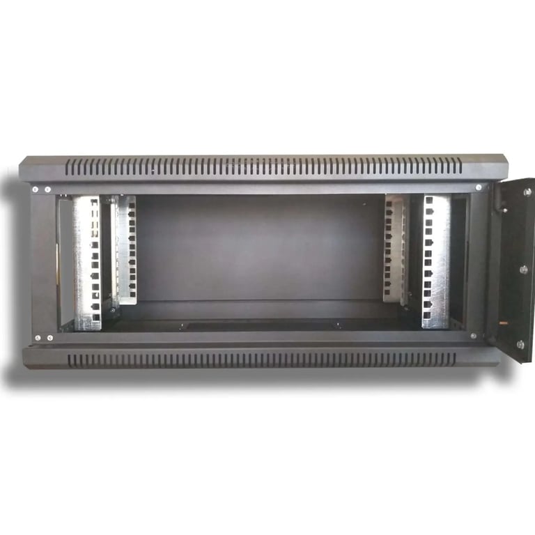 Шафа настінна Hypernet 4U 19" 600x350 (WMNC-350-4U-FLAT-BLACK) - фото 2