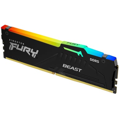 Модуль пам%27яті для комп%27ютера DDR5 32GB 5600 MHz Beast RGB XMP Kingston Fury (ex.HyperX) (KF556C40BBA-32)